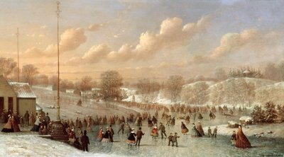 Skating Scene, Central Park by Johann Mongels Culverhouse